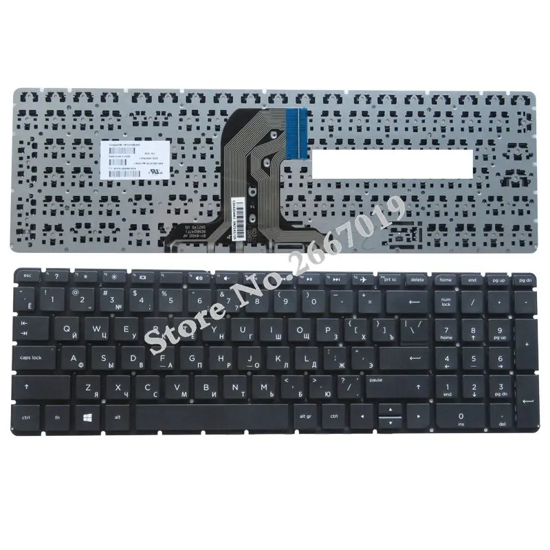 Русская клавиатура для hp 15-ac065tx ac066tx ac067tx ac068tx AC601TX 15-AC 15-AF 15-ac000 af000 250 G4 256 255 15-ay RU |