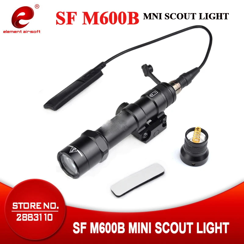 Element Airsoft тактический фонарь вспышка светильник Surefir M600 пистолет Softair 470 люмен M600B