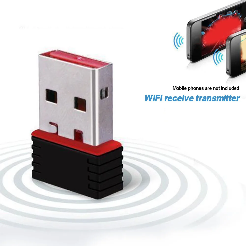Беспроводной USB WiFi адаптер 150 Мбит/с wi fi антенна ПК мини Интернет сетевая карта LAN