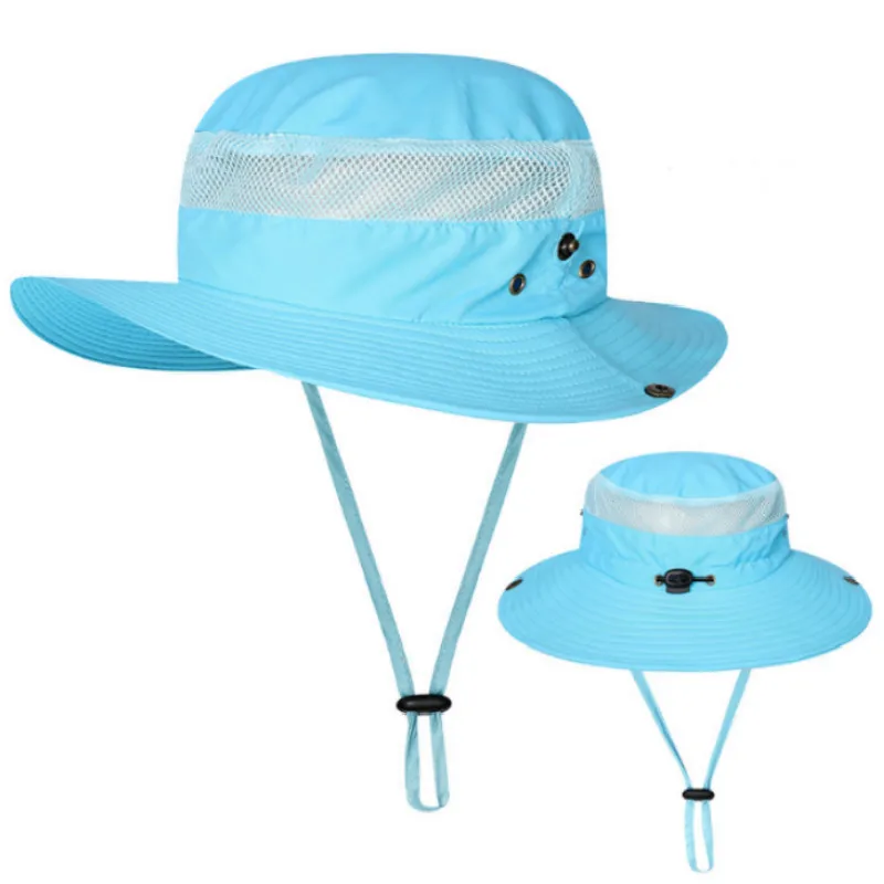 Регулируемая Рыбацкая шляпа с широкими полями и сетчатым верхом|Мужская панама| |