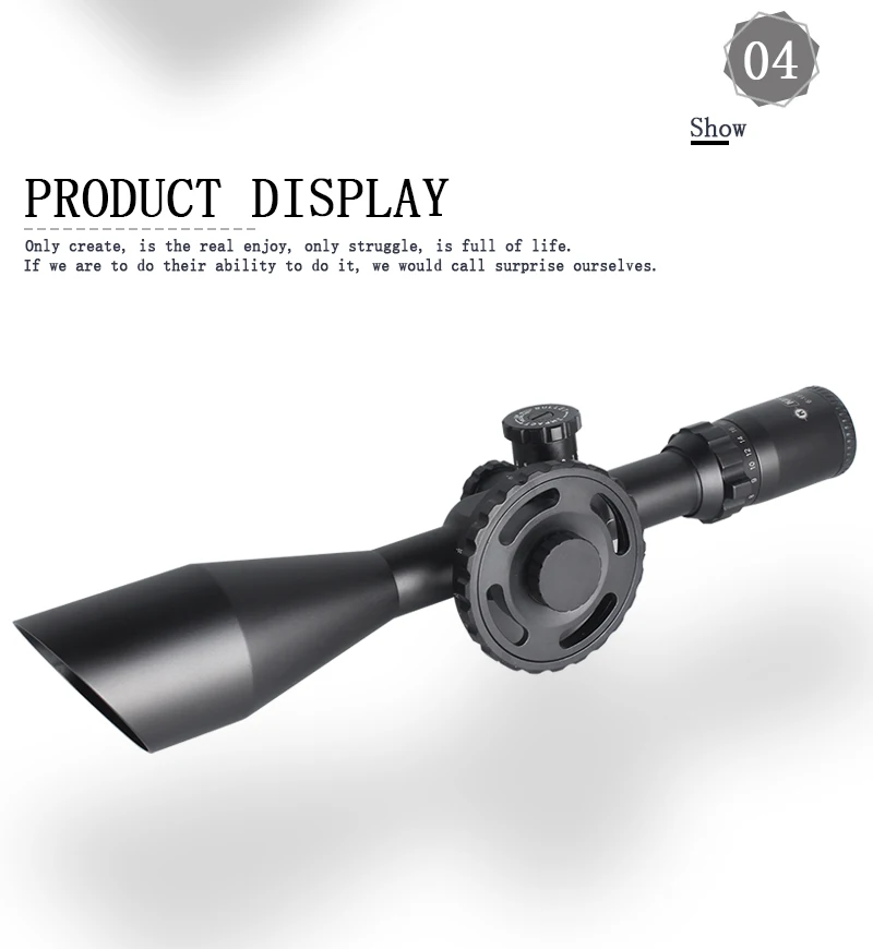 KANDAR6-18X56Q FFP тактический прицел красный зеленый с подсветкой Прицел снайперской винтовки оптический прицел охотничьи прицелы винтовка air Red dot