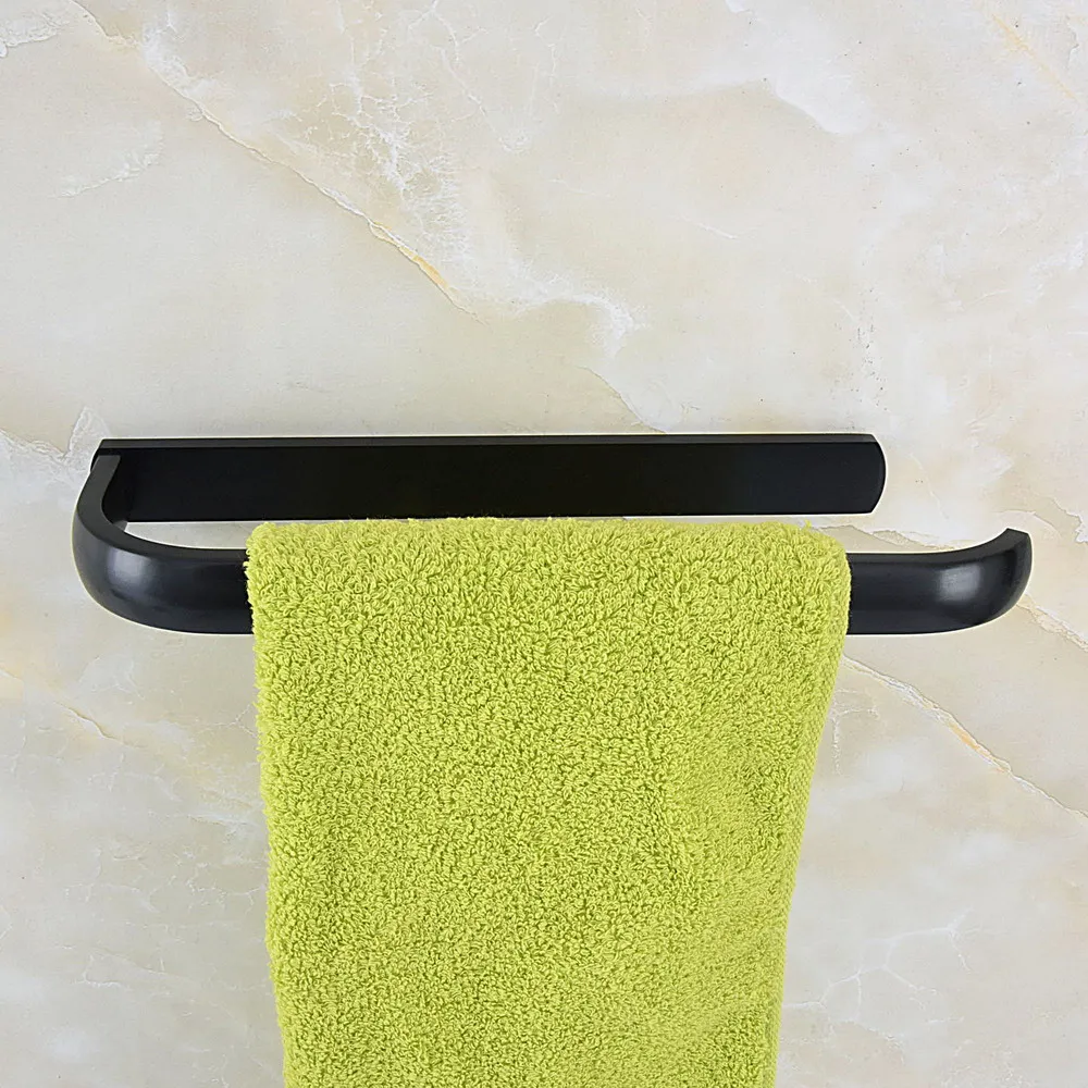 Настенный Черный латунный держатель для полотенец mba187 | Обустройство дома