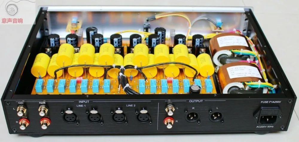 Последний аудио Пасс 1,7 Hifi полный баланс XLR вход полевого транзистора Выход предусилителя дисбаланс предусилителя