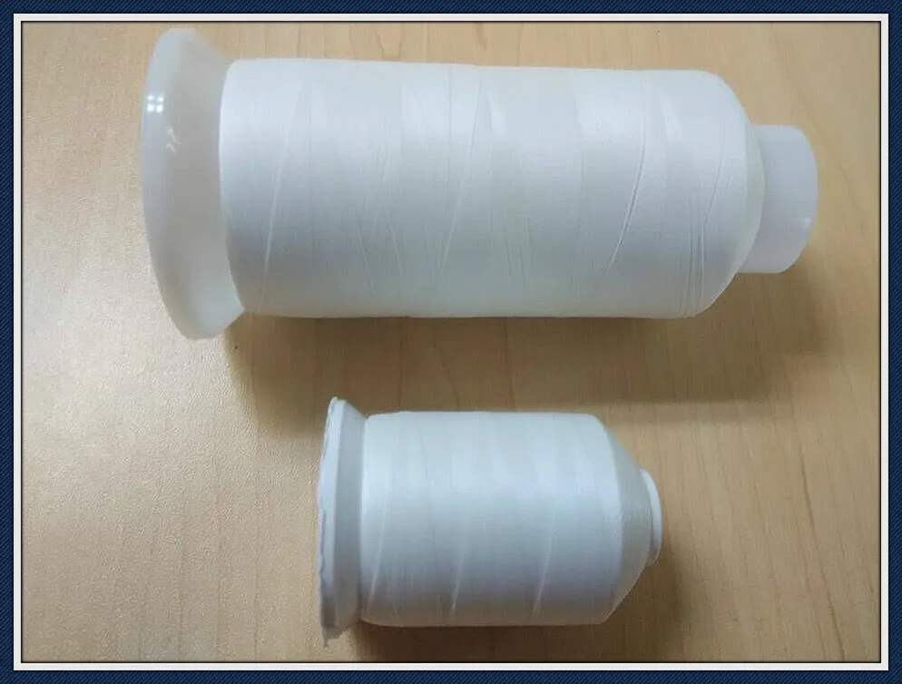 Белая большая катушка светится в темноте вышивка нитью 2500 Ярдов + мини-катушка 1000