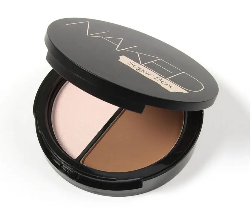 Матовая контур Палитры двойной Цвет голый Studio бронзатор Косметическая пудра