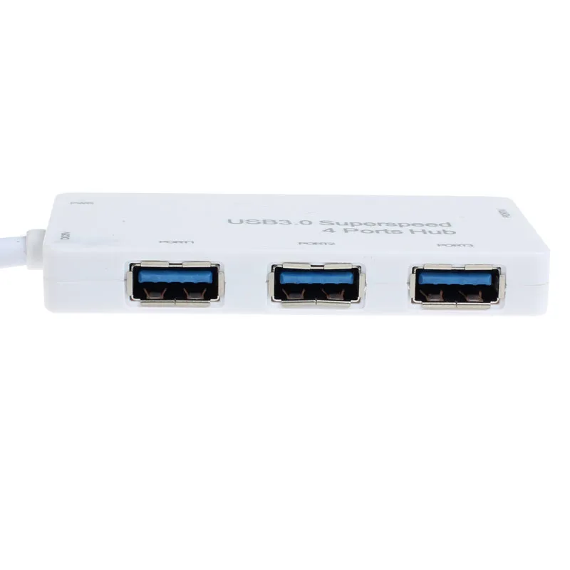 Ультра тонкий дизайн структуры концентраторы USB с питанием от USB 3,0 4-Порты и разъёмы SuperSpeed компактный концентратор адаптер для ПК ноутбука Mac# YL