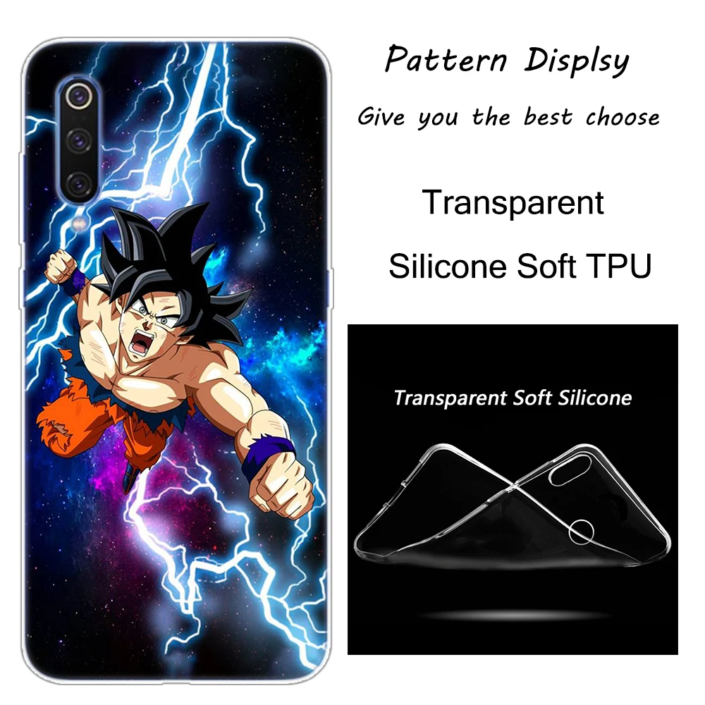002 Dragon Ball Z Goku Ultra чехол для Xiaomi Pocophone F1 9T 9 9SE 8 A2 Lite A1 A2 Mix3 Redmi K20 7A Note 4 4X5 6 7 Pro S2 - Цвет: 002
