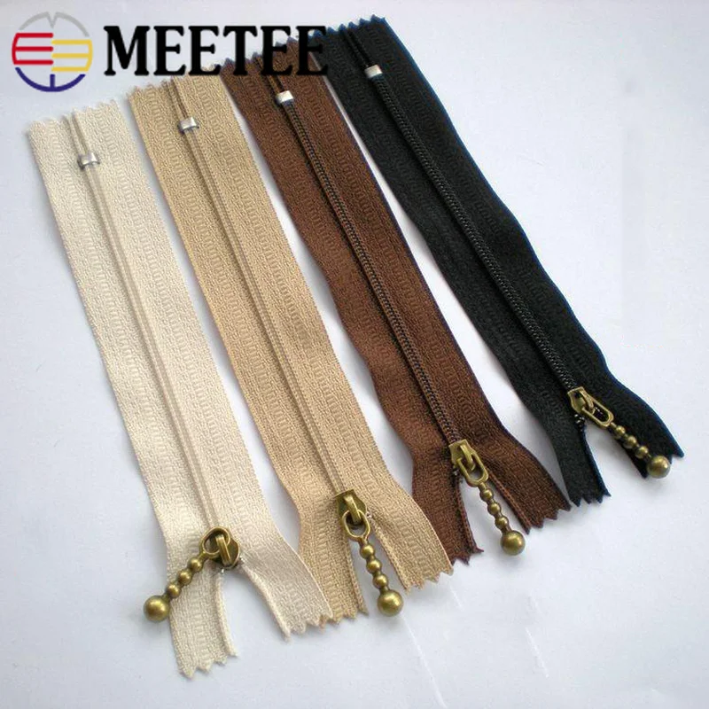 Meetee 5#70-120 см металлическая молния двойной ползунок Open-end Декор молния для DIY швейная одежда пальто куртка ремесла аксессуары AP543