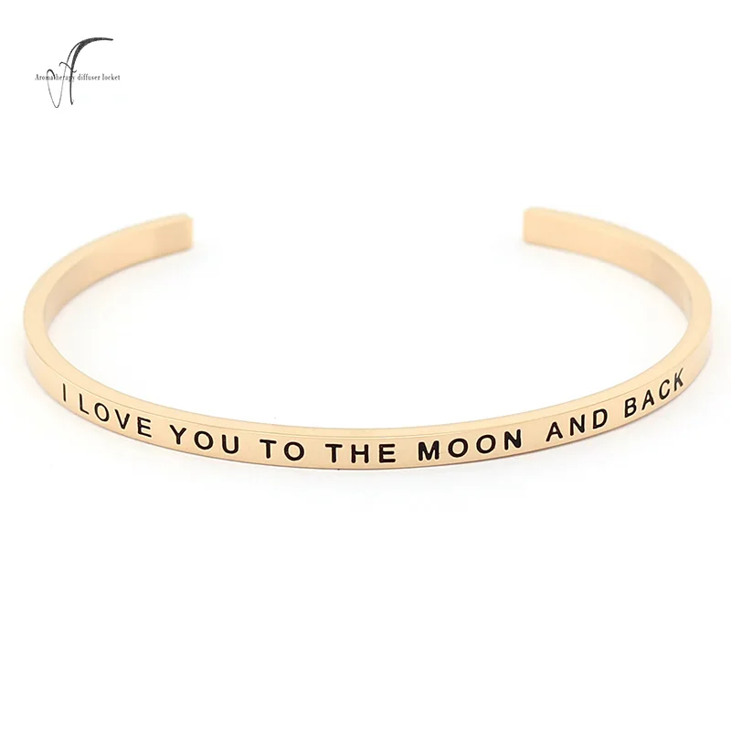 316L Нержавеющая сталь гравировкой положительный вдохновляющие Отправить