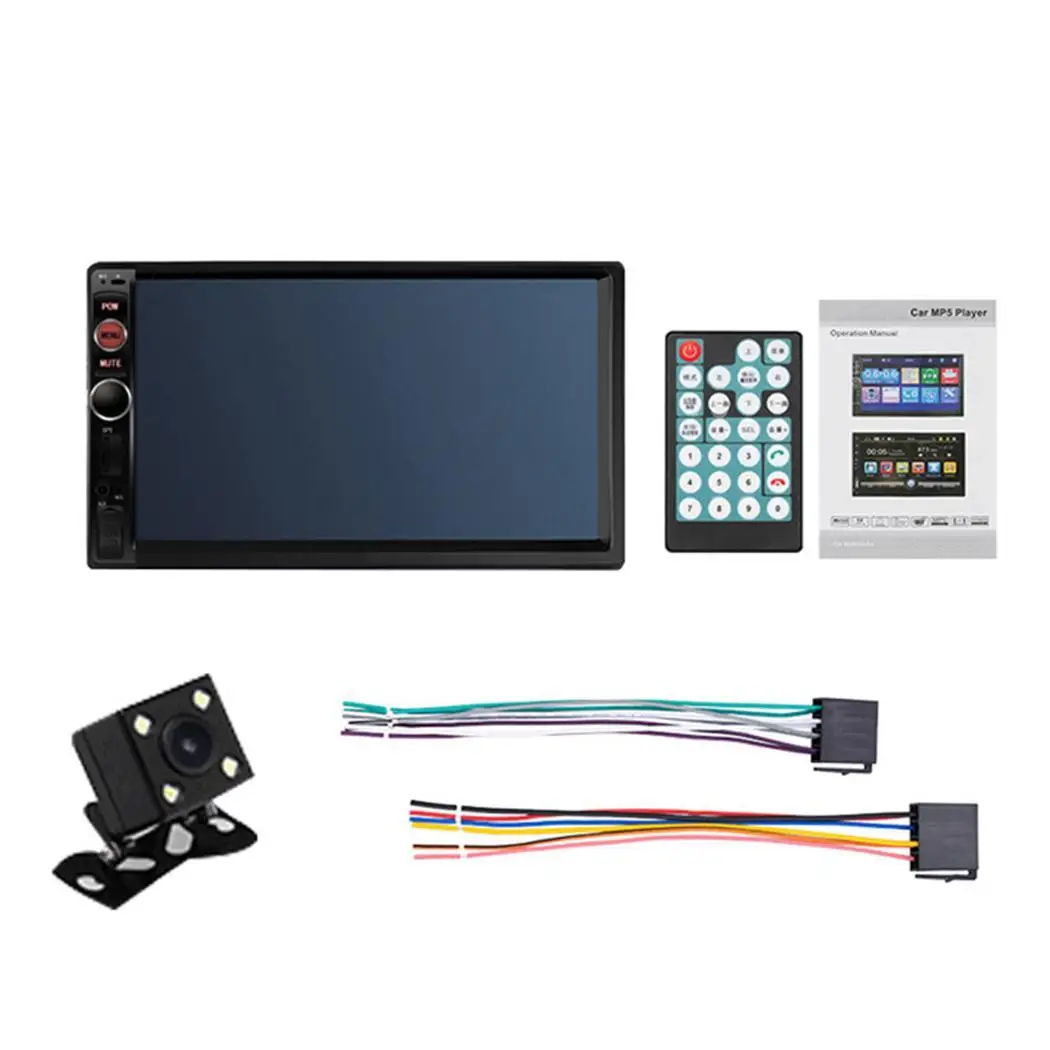 7 inch Touch Screen Bluetooth Microphone Car USB Disk TF Cards Card 800 x 480 MP4 Player For General CVBS | Автомобили и