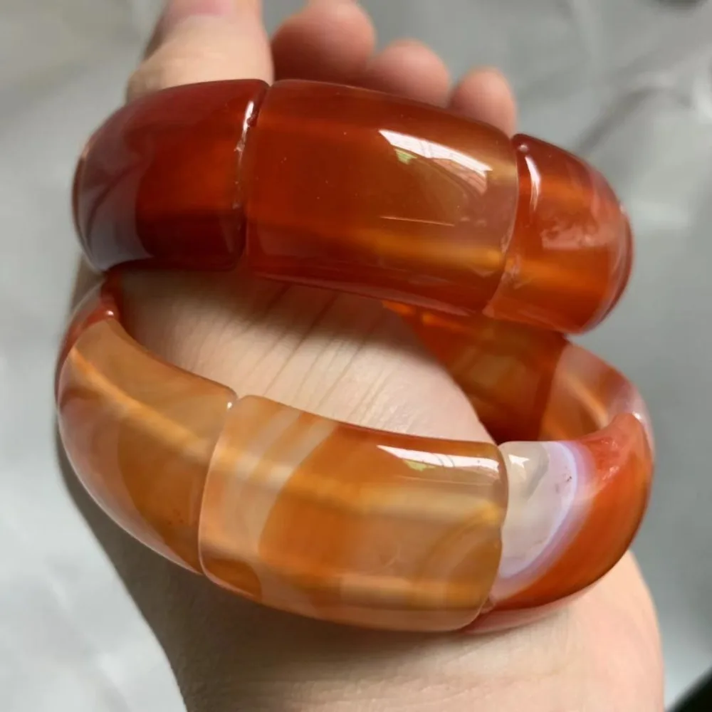 Натуральный Sardonyx/агатовый камень бусины браслет с натуральным драгоценным