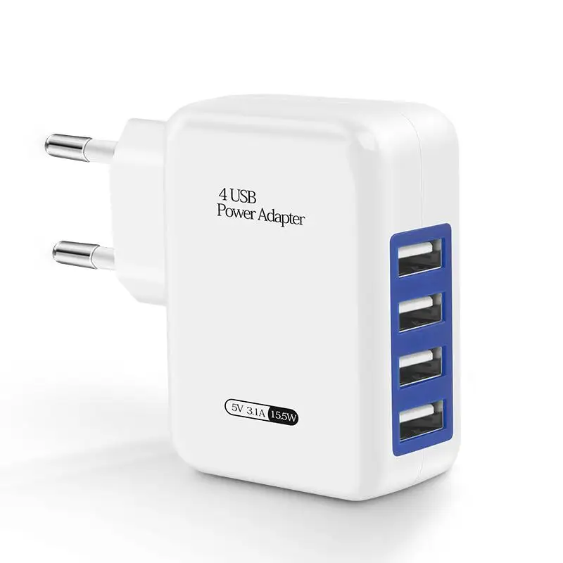 EastVita универсальное USB зарядное устройство для iPhone Samsung Android Путешествия 5V 4A 4