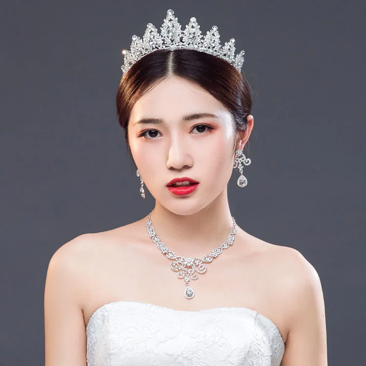 Barroco do vintage De Cristal Do Casamento Tiaras E Coroas Noivas Headband Hairbands Nupcial Rhinestone Pageant | Украшения и