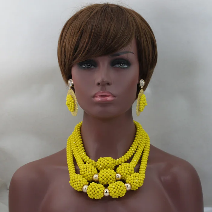 Роскошные королевские синие африканские массивные бусы Набор нигерийский