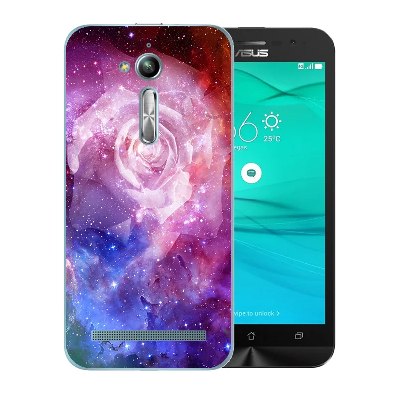5 0 дюйма для Asus Zenfone Go ZB500KL чехлы телефонов мягкий ТПУ чехол с рисунком льда