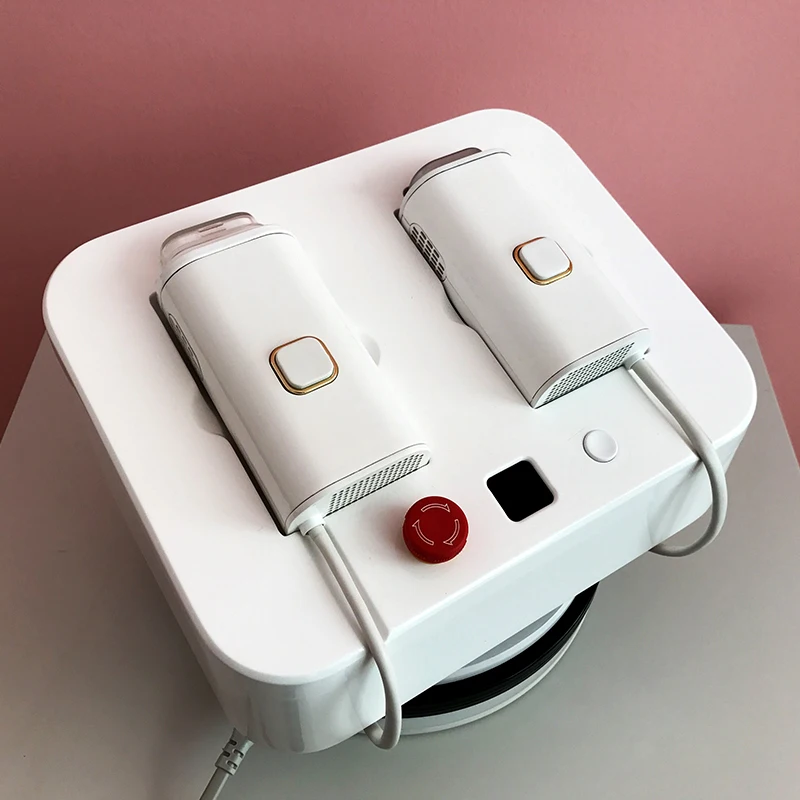 

200W 808nm Diode Laser Hair Removal Device Double Heads 5000000 Shoots Permanent Laser Epilator & Skin Care Whitening SPA