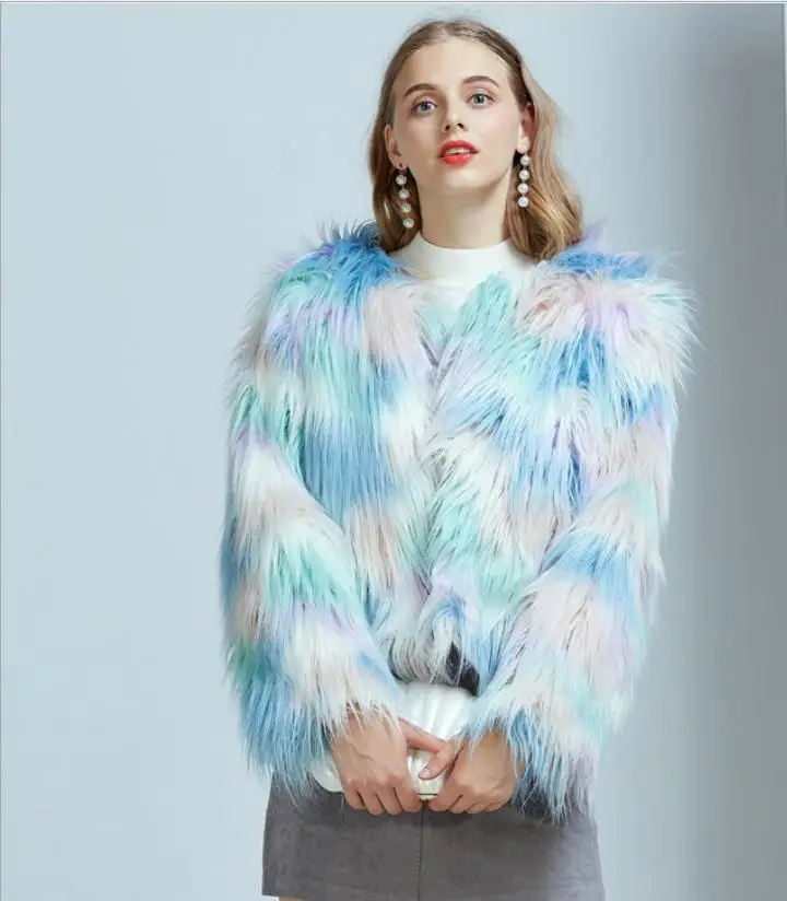 Новинка женский зимний и осенний кардиган с мехом куртки короткие женские