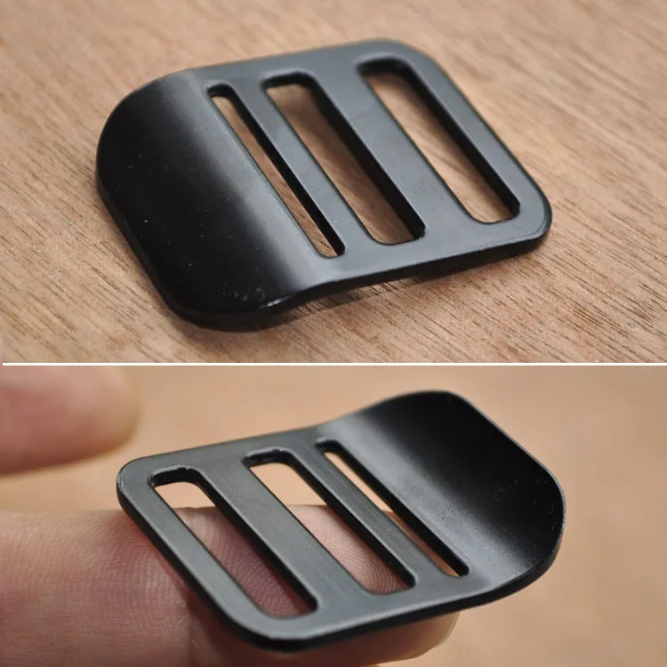 Бесплатная доставка 1 &quotдля 25 мм лямки 5 шт. черные изогнутые металлические