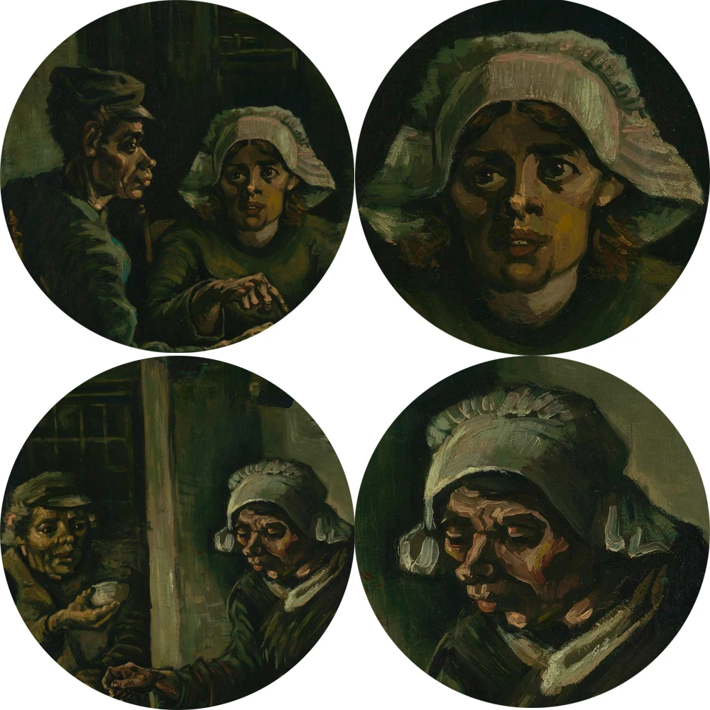 The Potato Eaters Oil Paintings By Van Gogh Print On Canvas Wall Art Prints Famous Artwork Reproductions Home Decoration | Дом и сад