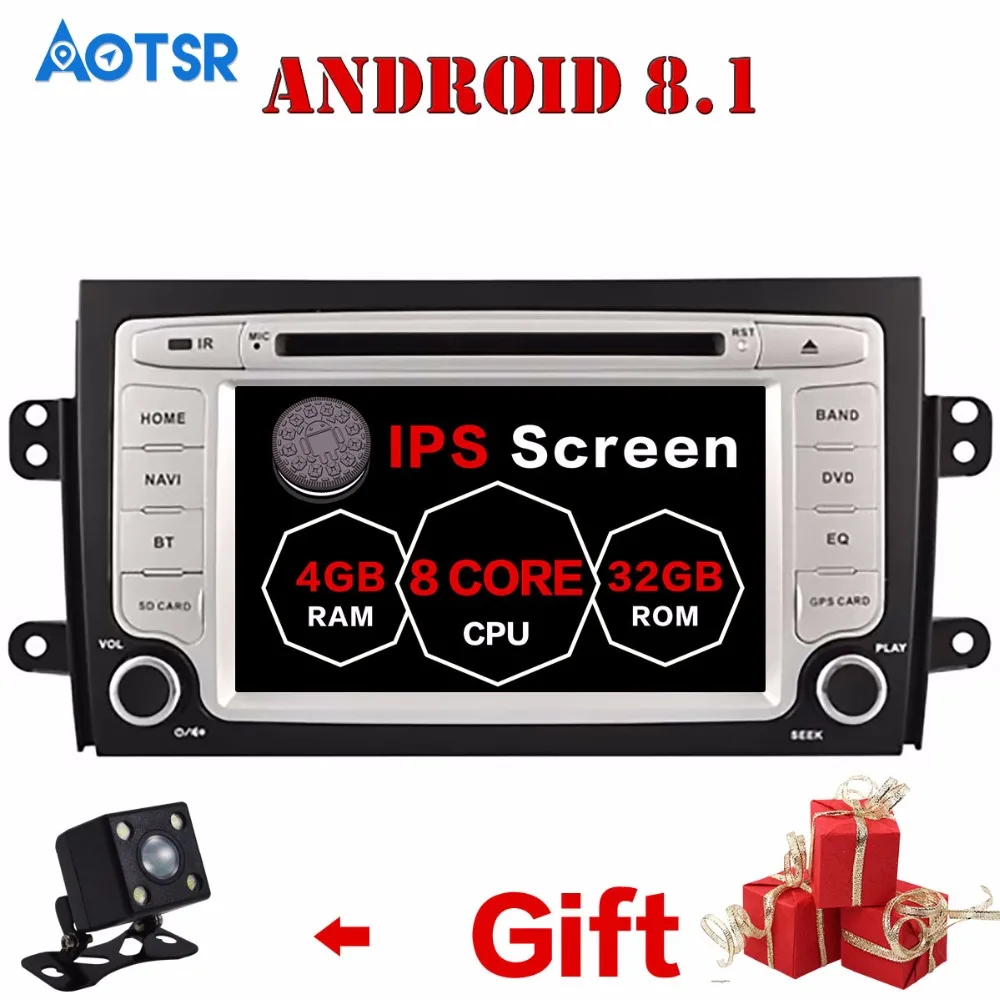 Android 8 Автомобильный CD DVD плеер 2 din радио для FORD FOCUS C-MAX FIESTA FUSION GALAXY TRANSIT