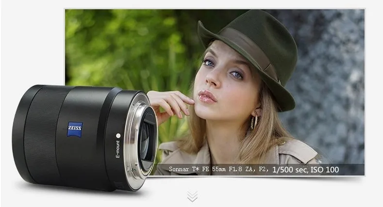 Объектив Sony 55 мм F1.8 для Sonnar T * FE ZA объектив SEL55F18Z A7 A7m2 A7RII A7SII зеркальная камера|f1.8