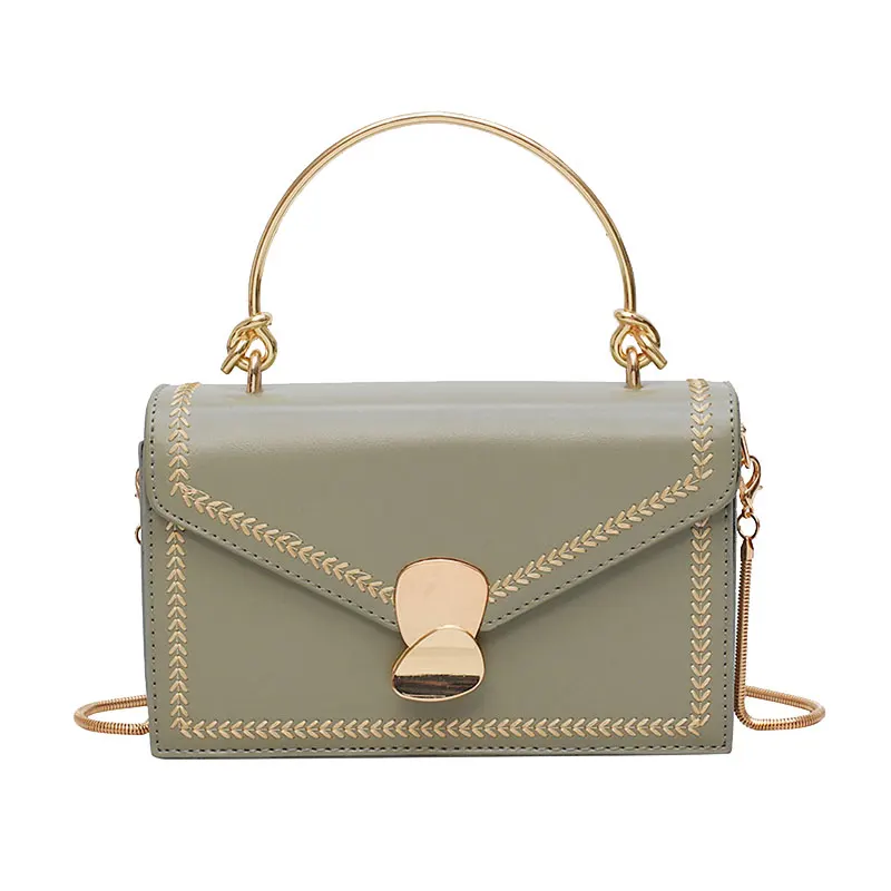 Элегантная женская сумка тоут с металлическим кольцом Новинка лета 2019