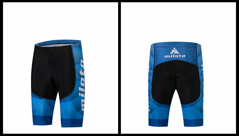 Miloto Pro Team велотрусы для мужчин 4D гель Мягкий противоударный велосипед шорты горные MTB велотрусы bretelle ciclismo