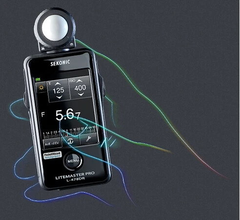 Фотоаппаратура актинометр кожаная SEKONIC L-478DR метр беспроводной сенсорный экран