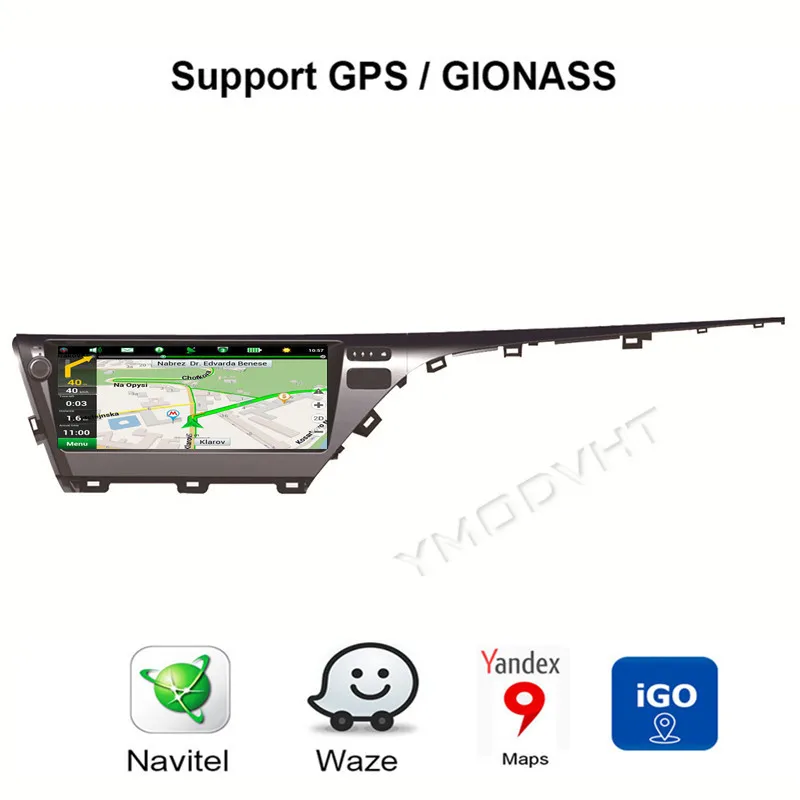 YMODVHT 10,1 дюймов 4 Гб+ 64 ГБ Android 9,0 Автомобильный DVD Радио для Toyota Camry Стерео gps навигация Мультимедиа