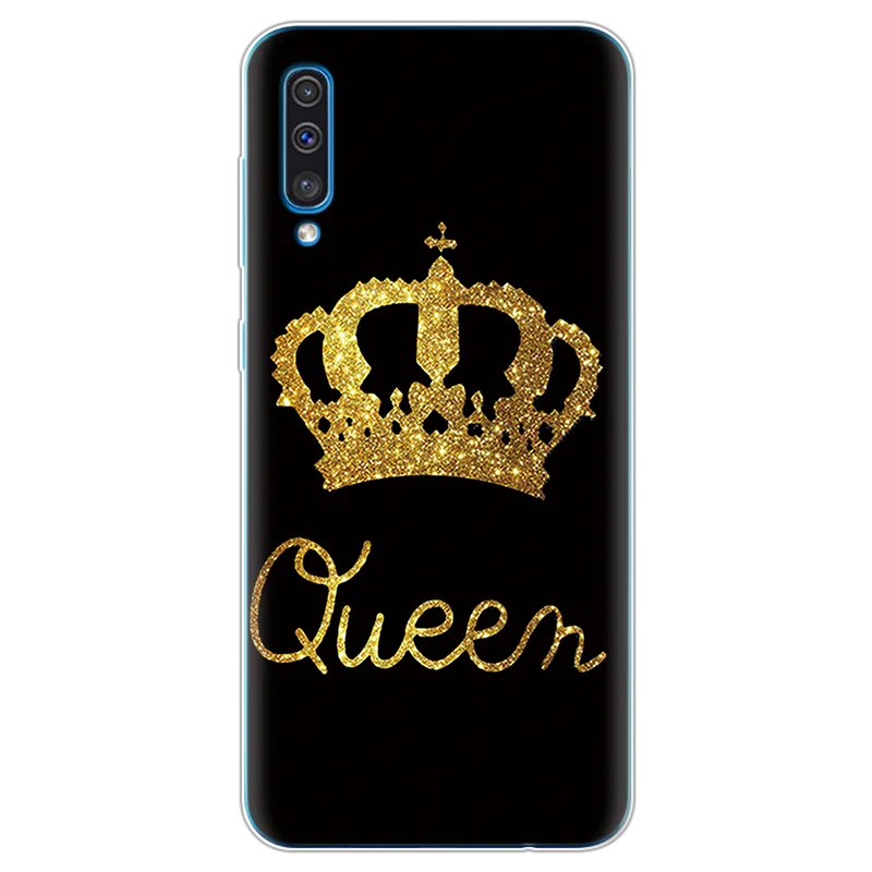 Queen Fundas iPhone х ТПУ для samsung Galaxy M20 M10 M30 A10 A30 A50 A5 A6 A7 A8 A9 S8 S9 S10 плюс Note 8 9 4 5 Чехол Крышка