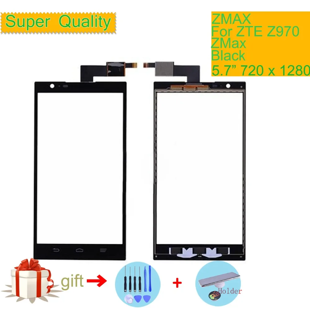 Сенсорный экран дигитайзер для ZTE ZMAX Z970 970 Сенсорная панель объектив Переднее
