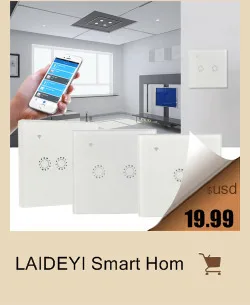 LAIDEYI WiFi Затемняющая панель Переключатель светодиодный диммер переключатель работа с Alexa& Google Home «умное» Голосовое управление Умный Wi-Fi затемнитель