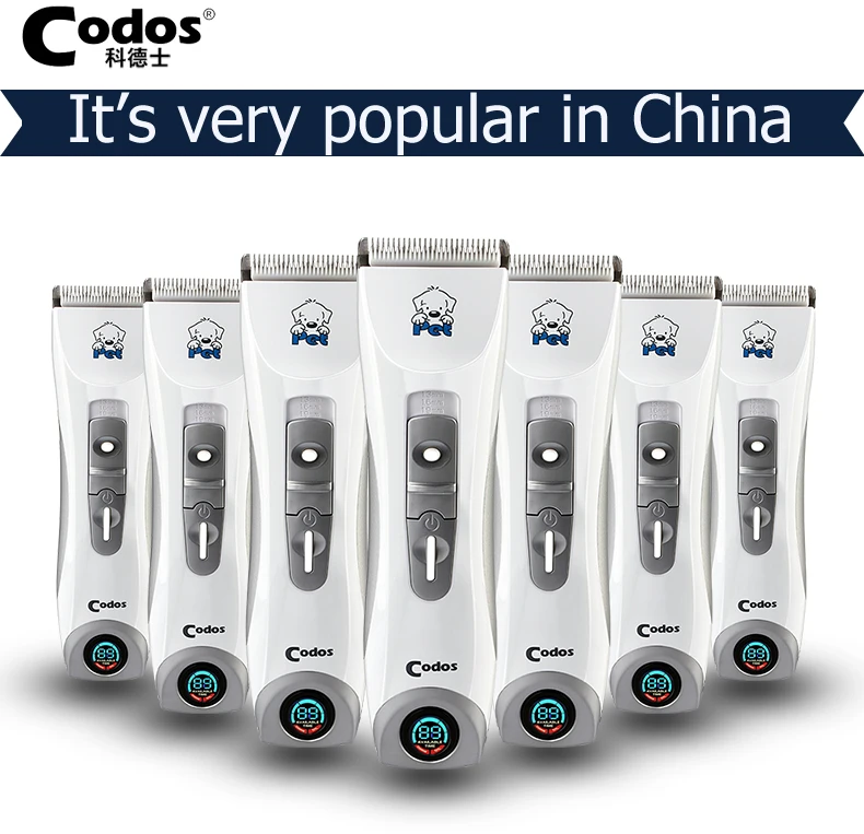 Codos CP 9600 Профессиональный кота собаки любимчика волос ЖК дисплей триммер