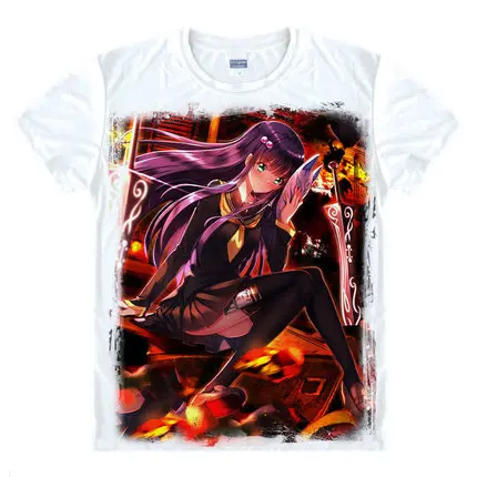 Аниме двойная звезда Экзорцистов Enmadou Рокуро & Adashino benio крутая футболка летние