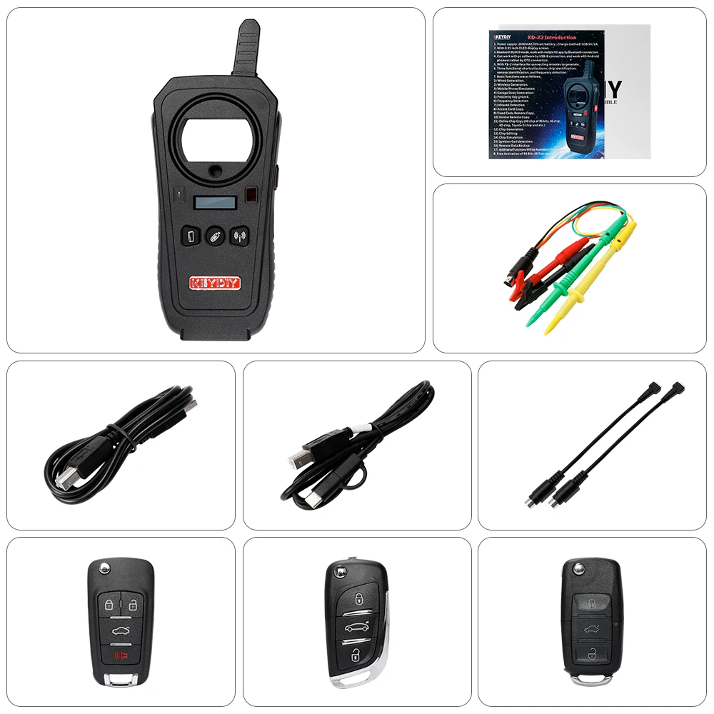 Горячая Распродажа OBD2 автомобильный диагностический инструмент KEYDIY KD X2 ключи