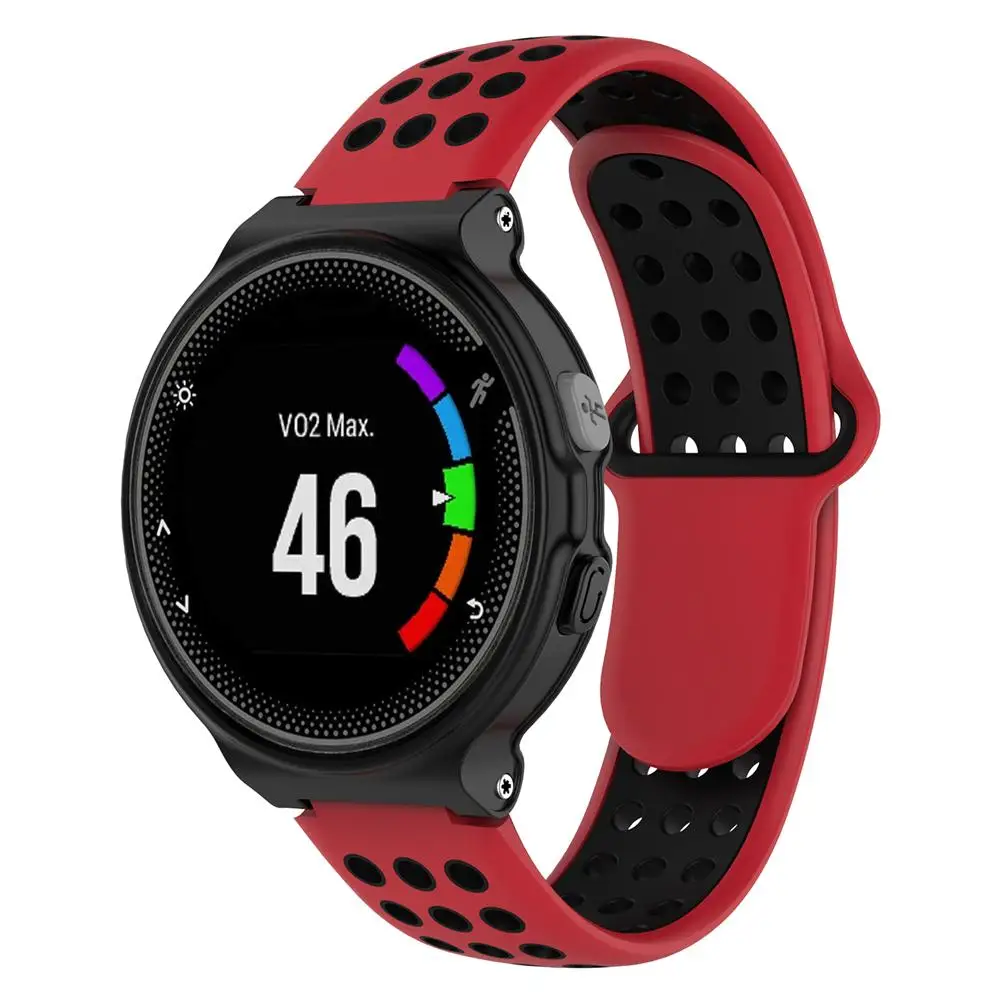 Цветной силиконовый сменный ремешок для часов Garmin Forerunner 230 235 220 620 630 735 Смарт-часы удобный ремешок