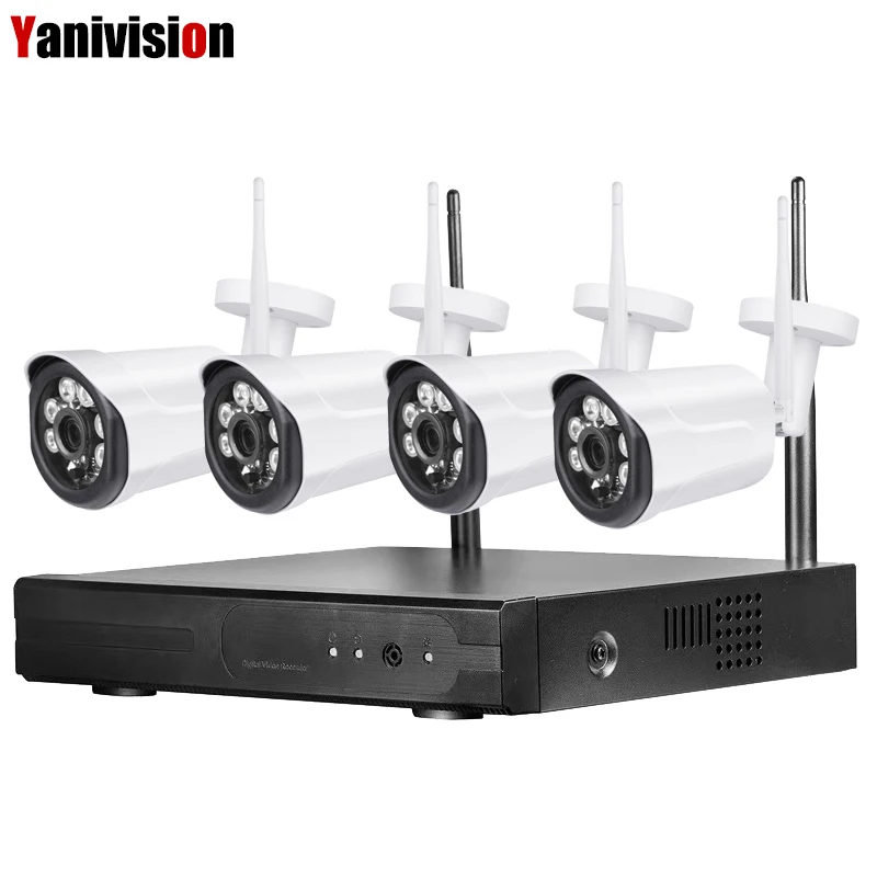 Система видеонаблюдения 4 канала 1080P NVR Wi Fi|Система наблюдения| |