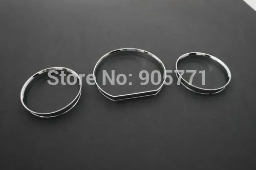 High Quality Chrome Dashboard Gauge Ring Bezel Dial Ring Set for Mercedes Benz W124 Free Shipping