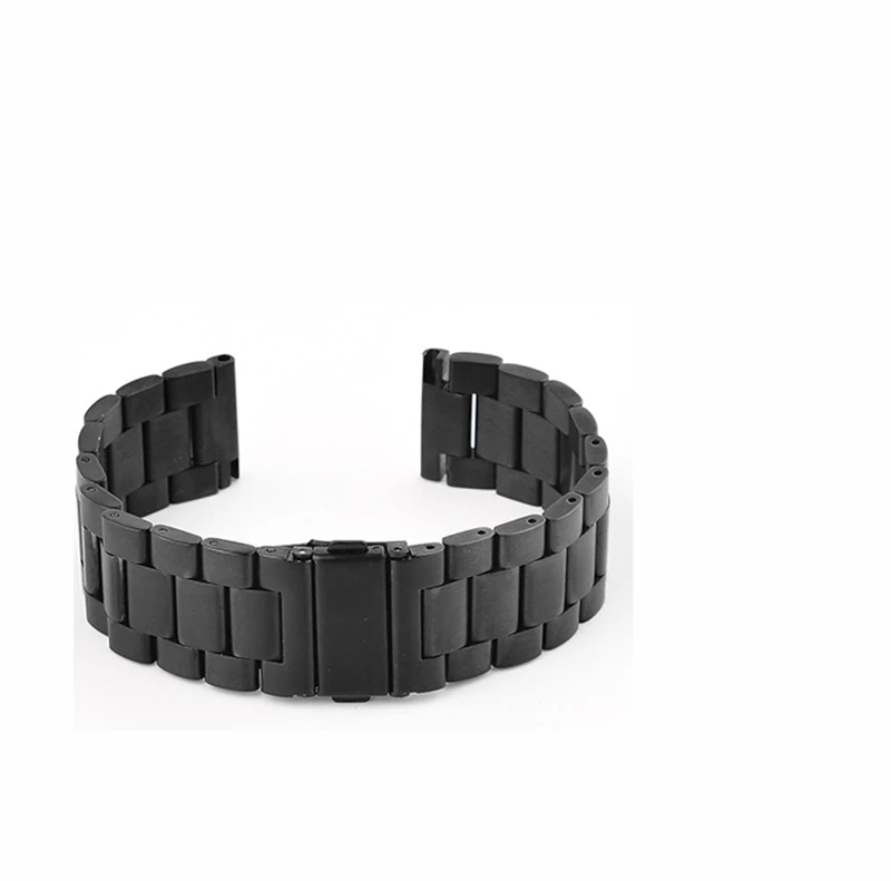 Универсальный браслет 16 мм, 18 мм, 20 мм, 22 мм, 24 мм для samsung gear S3 Classic/S3 Frontier/galaxy watch, регулируемый ремешок из нержавеющей стали