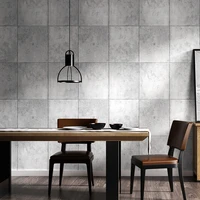 cement gray imitation tile wallpaper for bedroom walls 3d study room restaurant bar brick pattern pvc waterproof vinyl wallpaper