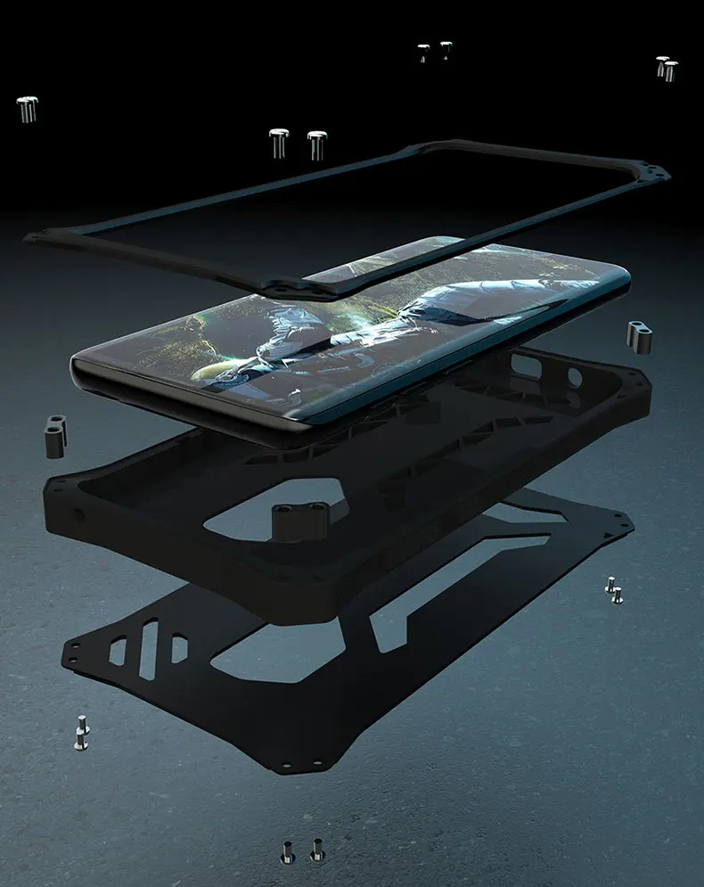 Алюминиевый металлический бампер для samsung Galaxy S10 Plus чехол с покрытием в виде брони силиконовый чехол для samsung S10 S9Plus s8 оболочка противоударный
