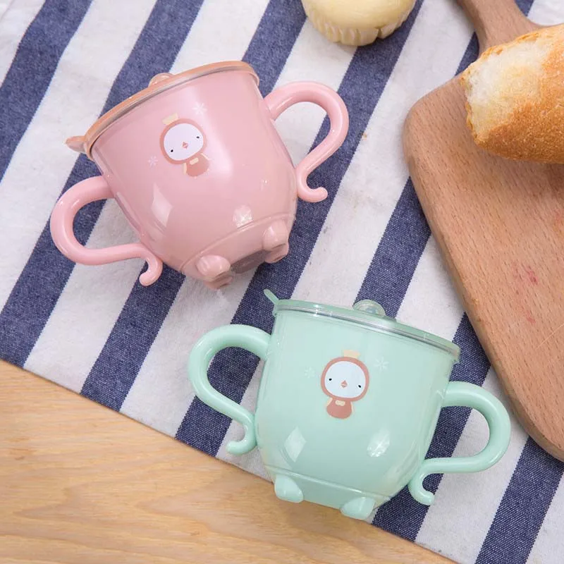 Мультяшный чайник для детей обучающая бутылочка кормления питьевой водой с