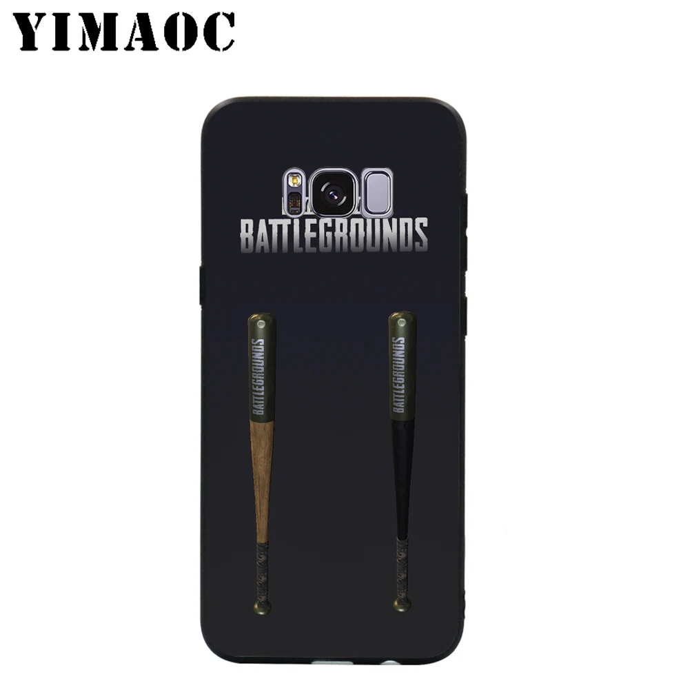 YIMAOC PUBG Game Art Soft Case for Samsung Galaxy S10 S10e S9 S8 A6 Plus S7 S6 Edge A7 A5 A3 J6 Note 9 8 |