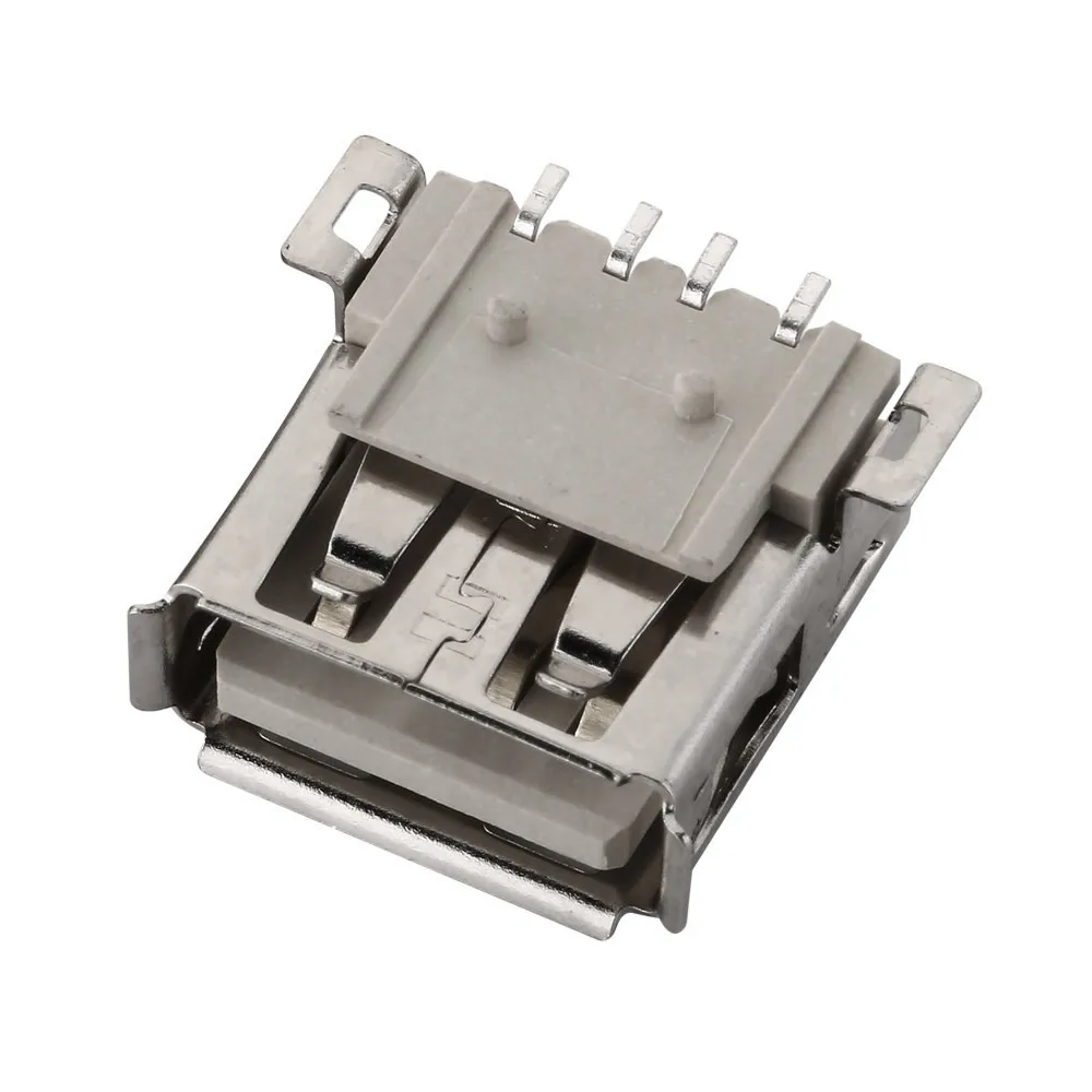 USB 2.0 4Pin A Type Female Socket Connector Curly Mouth for Data Transmission Charging | Обустройство дома
