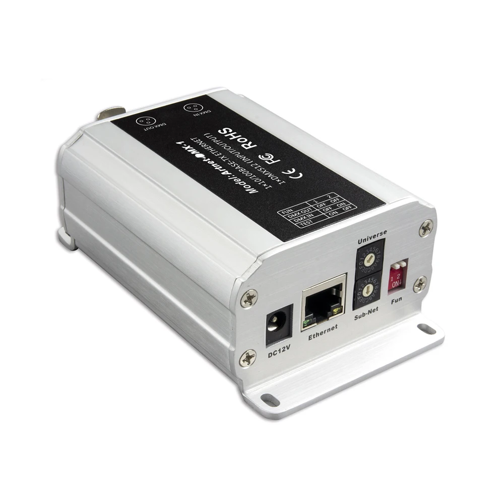

Новинка ArtNet в конвертер DMX; 512 каналов вывода Artnet в DMX512 преобразователь сигнала RJ45/XLR-3 12V адаптер питания