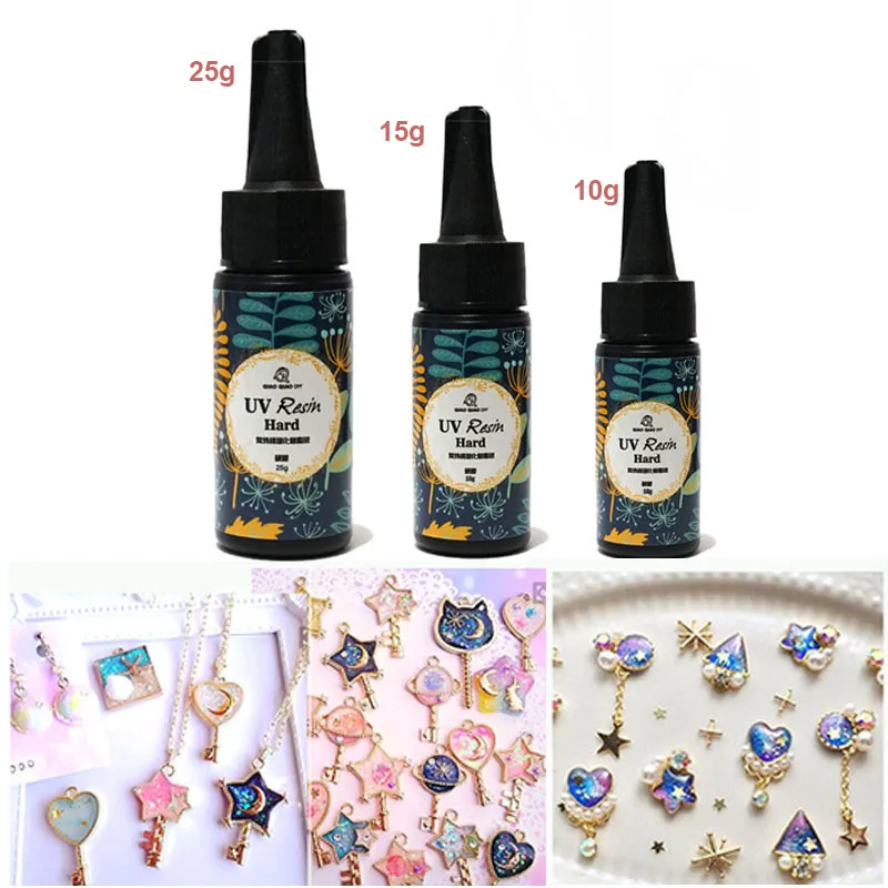 Недавно 10/15/25g DIY УФ Смола ультрафиолетовое отверждение Солнечная Солнечный свет