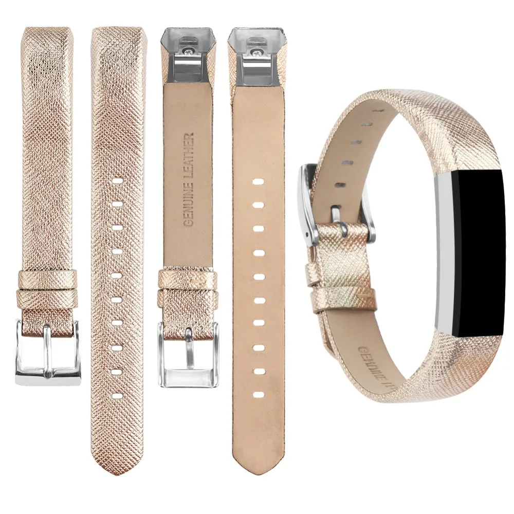 Ремешок Для Fitbit Alta hr, кожаный браслет для женщин, розовое Золотое запястье для Fitbit Alta HR, сменный Браслет