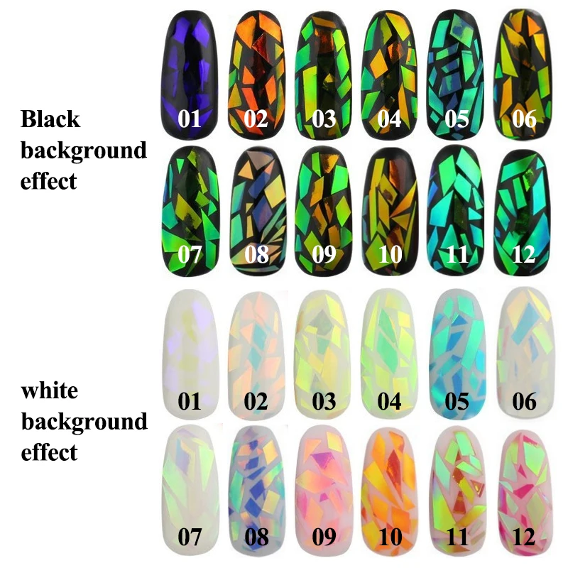 12 шт./компл. модные звездное небо конфеты переводная Фольга наклейка в стиле