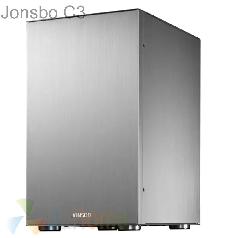 Jonsbo C3S C3 серебристый HTPC Mini ITX корпус компьютера из алюминия USB3.0 supprt ATX Power другие C2