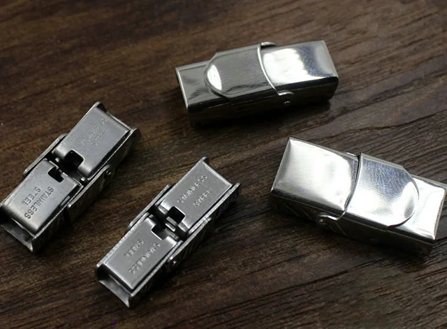 Плоские застежки из нержавеющей стали для ювелирных изделий соединители